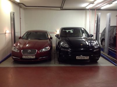 Two Cars Double Spacer Car Parking Lift