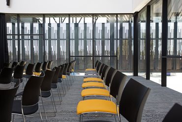 The building has several meeting and conference rooms of varying sizes. Photography by James Knowler 