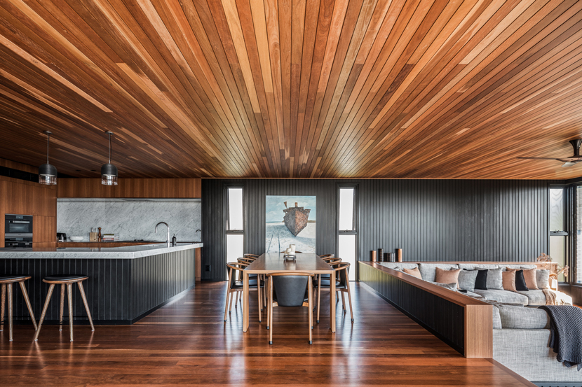 Byron House timber interior