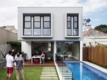 An extension toward the back of the home will generally create a quieter space away from the street
