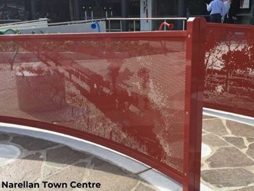 Narellan Town Centre: Coatings are formulated to suit specific environmental conditions and metal types