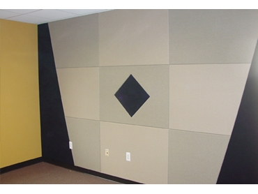 Lower noise levels with Decorative Acoustic Wall and Ceiling Linings from Tasman Building Systems l jpg