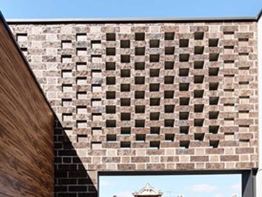 The brickwork references Hawthorn’s brickmaking history 