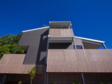 EnviroSlat 156mm weatherproof wall cladding in Slate Grey 