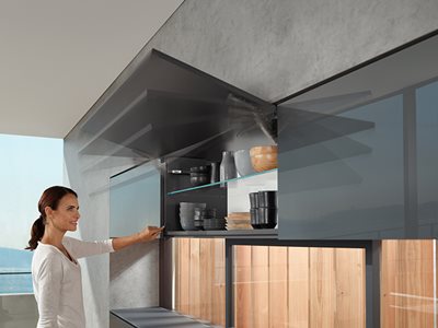 AVENTOS Over Head Cabinet Hinge Solution Kitchen Flip Up Cupboard