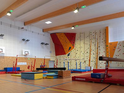 Contrapanel Insulation Climbing Hall Interior