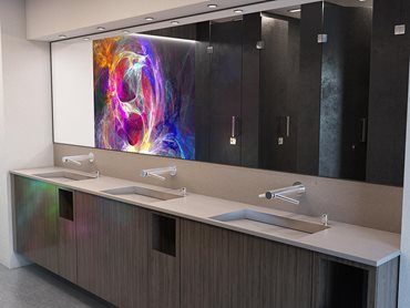 Corian® Washplanes Office Bathroom