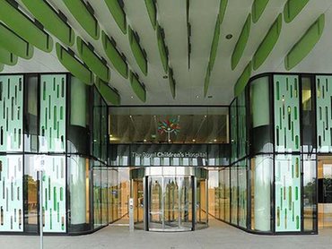 The door seal combinations for the children’s hospital were selectively specified for particular applications ranging from corridor smoke doors and theatre rooms to patient wards and office facilities
