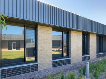 Capral systems bring natural light into the building and frame views