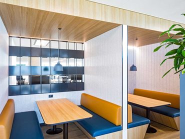 Collaboration and flexible spaces were also provided for an adaptable office fitout