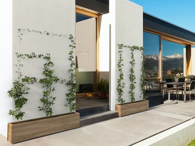 Miami Stainless Green Wall Kit Residential Exterior Yard
