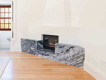 New additions to support a modern lifestyle include a marble chimney