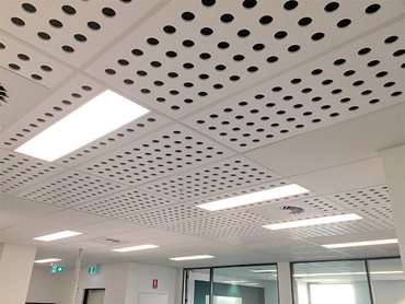 Modbury Hospital Patterned Ceiling Panels