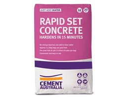 Rapid Set Concrete from Cement Australia 