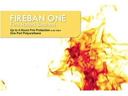 Fireban One the Tough, Flexible Fire Rated Seal by Bostik 