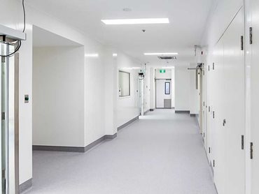 Altro Whiterock was specified for the operating theatres at a leading hospital in Melbourne 
