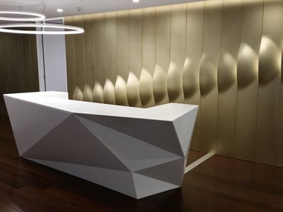 Corian Reception Counter Contiki