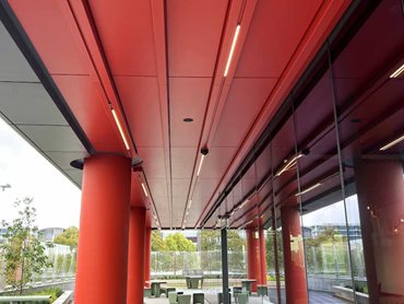 Alumate Cassette Panel System allowed for easy installation and ensured a seamless, clean finish