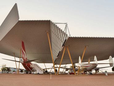 None of the aircraft could be moved – the Qantas Founders Museum Airpark had to be built around them