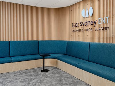Screenwood Modulo Panel East Sydney ENT Waiting Room