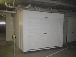 Basement car park storage solutions from Qwik-Store