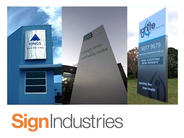 Pylon and Building Signage from Sign Industries l jpg