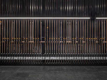 A linear strip fitted with both blue and white LEDs was developed for the backstage area of Her Majesty’s Theatre