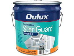 Dulux Professional® SteriGuard® is a range of premium specialty paint products designed to assist in the protection against mould and bacteria