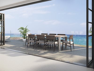 Eurodesign Residential Seaview Outside Dining Area Balcony