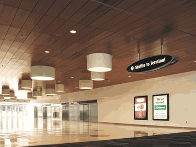 Armstrong Ceiling Solutions WoodWorks™ Ceilings Tampa Airport