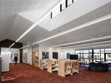 Design elements at the school help kids to stay calm and focused