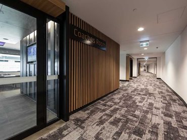 Godfrey Hirst provided thousands of square metres of high quality custom woven and Australian made Designer Jet carpet solutions 