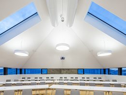 Vogl Toptec: Monolithic acoustic plaster ceiling system