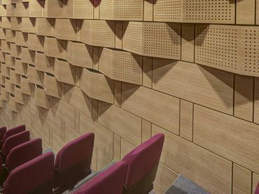 SUPACOUSTIC timber walls provided a unique hybrid technology