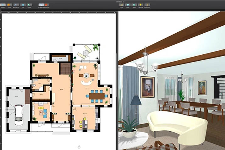 Sweet Home 3D: simple interior design - Linux.com
