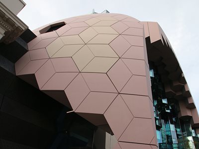 Geelong Library Geometrical Dome Entrance
