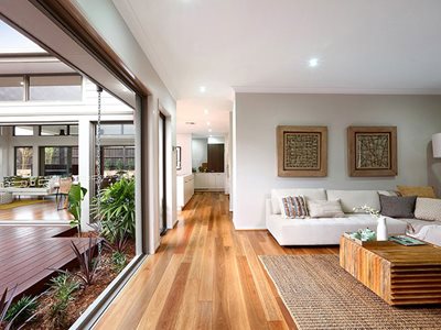 Hardwood Flooring Residential Loungeroom