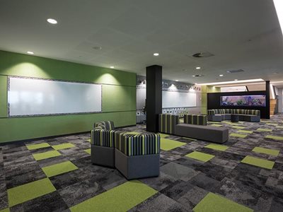 Autex Decorative Wall Fabric Composition Green