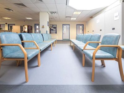 Altro Highly Durable And Customisable Wall And Flooring Products In Hospital Waiting Room