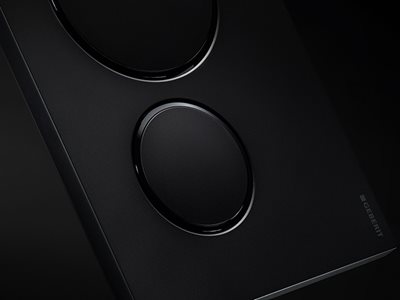 Geberit Tone-in-Tone Detailed Shot in Black