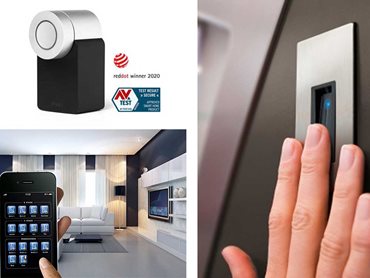 Electronic door locks can be operated by phone, keypad or fingerprint recognition 