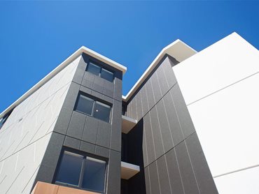 Prism panels from PowerPattern added visual appeal to the Schofield Gardens development 