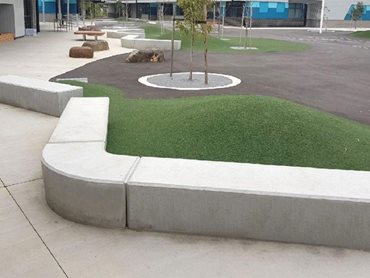 Precast concrete furniture offers a broad spectrum of design possibilities
