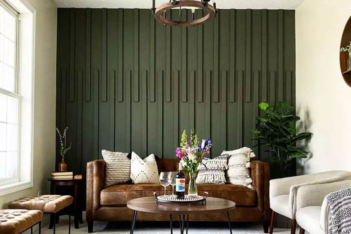25 Unique Wall Panelling Ideas to Accent the Wall Behind the Bed