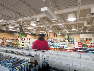 Solatube Solamaster LED Series Supermarket Interior