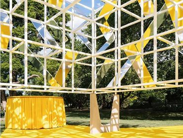 The Light Catcher by MAP studio architects Francesco Magnani and Traudy Pelzel features a geometric, kaleidoscopic design (Photo: Anthony Richardson)
