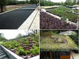 Roof garden and landscaping drainage systems from Elmich Australia
