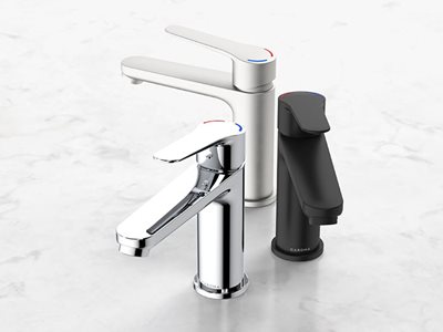 Caroma Colour Range Opal Basin Mixers