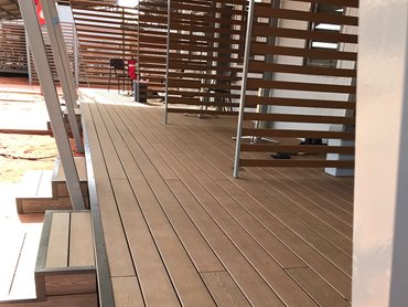 Ayers Rock premium fibre deck outdoor decking
