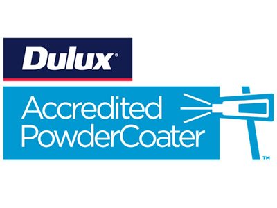 Dulux Accredited Powder Coatings Logo